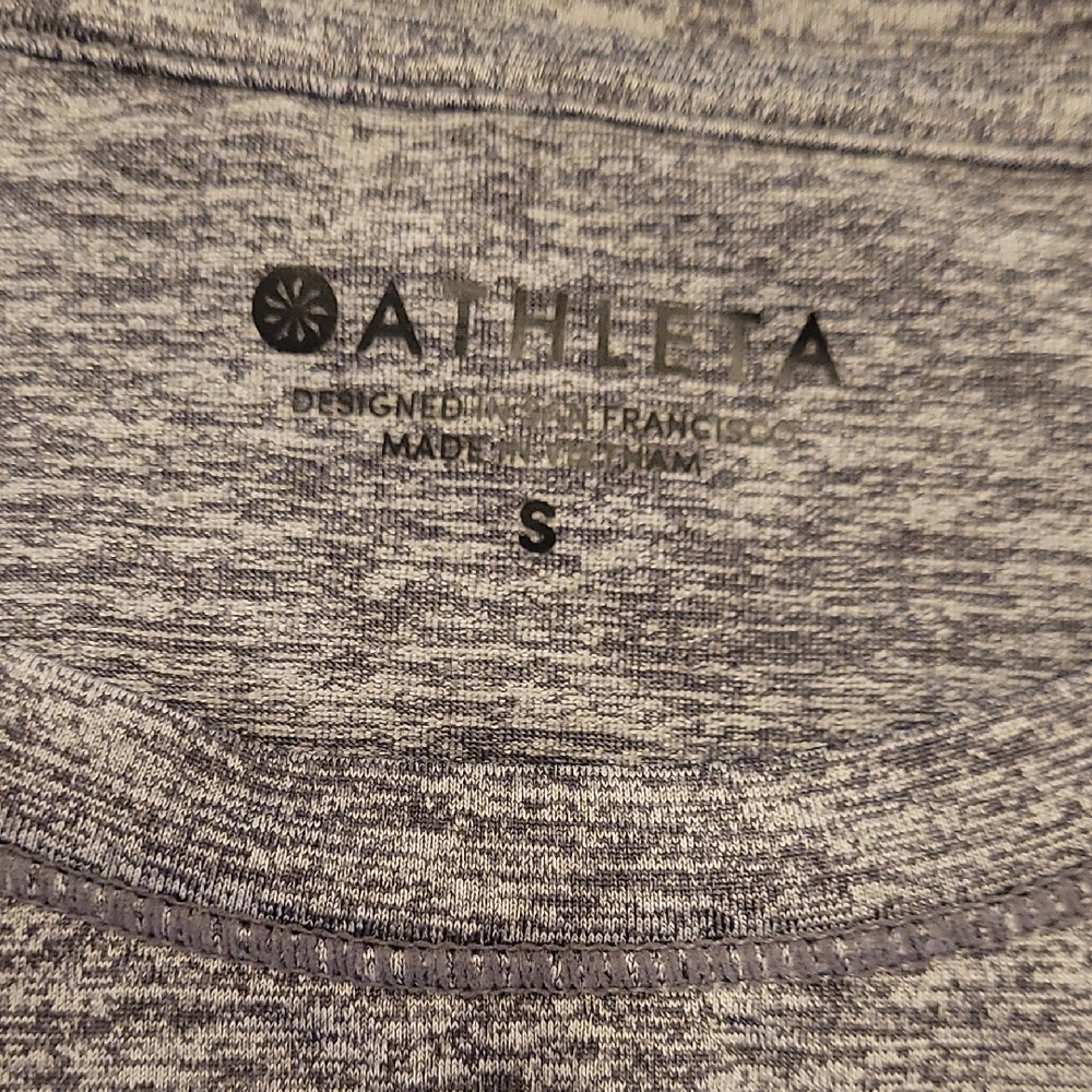 Athleta Gray Sleeveless Top S - Picture 4 of 8